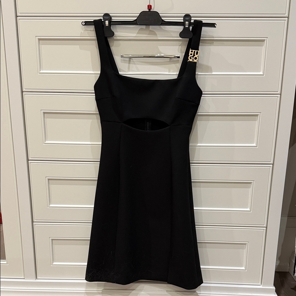 HUGO Black Slim-Fit Minidress size XXS NWT